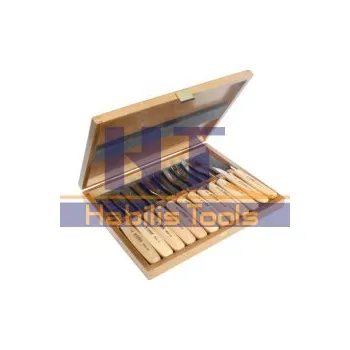 Dláto SADA řezbářských dlát NAREX - 12 ks (dřevěná kazeta)