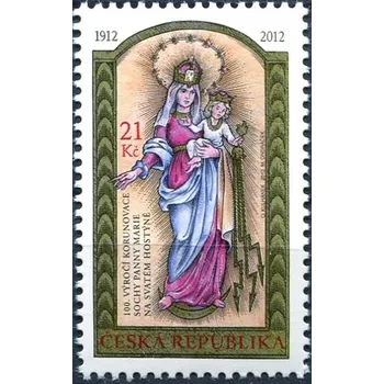 Poštovní známka Česká pošta (2012) č. 725 ** - Česká republika - 100. výročí korunovace sochy Panny Marie na Svatém Hostýně