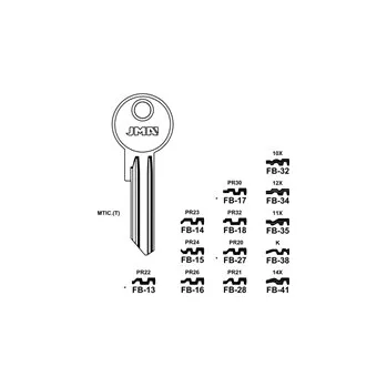 Klíč Polotovar klíče FB-14 4105/23R