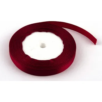 Stuha Stuha saténová 1cm x 23m 132 BORDÓ