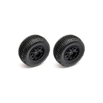 RC vybavení Associated KMC HEX disky/gumy, černé