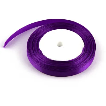 Stuha Stuha saténová 1cm x 23m 87 FIALOVÁ