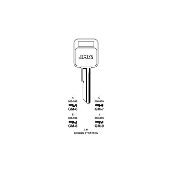 Klíč Polotovar klíče GM-9