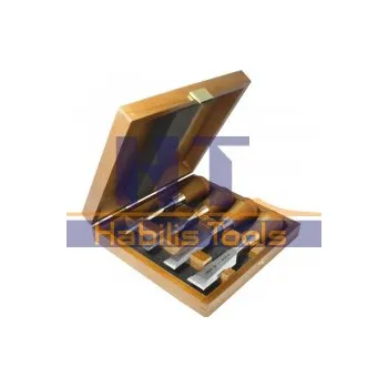 Dláto SADA začišťovacích dlát NAREX - 4 ks (dřevěná kazeta)