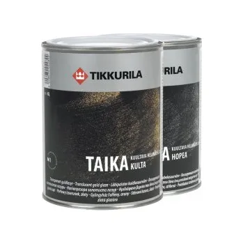 barva a nátěr na dřevo TAIKA PEARL GLAZE HL 0,9 L stříbrná