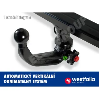 Auto-moto Tažné zařízení VW Polo HB 2014-2017 (6R), vertikal, Westfalia