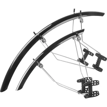 Příslušenství pro cyklistiku M-WAVE 28" Race černé 33mm sada blatníků pro silniční kolo