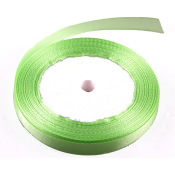 Stuha Stuha saténová 1cm x 23m 170 SV. ZELENÁ
