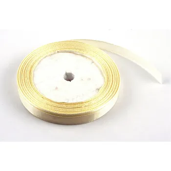 Stuha Stuha saténová 1cm x 23m 12 ŠAMPAŇ