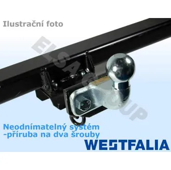 Tažné zařízení Tažné zařízení Ford Transit/Tourneo Custom 2012- , přírubový čep 2 šrouby, Westfalia