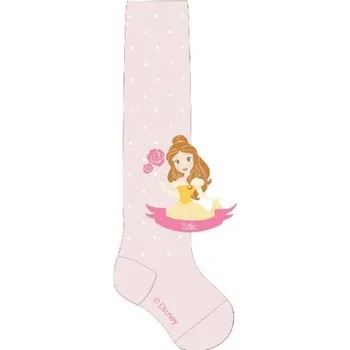 Froté punčocháčky Disney Princess - jemné růžová 80/86