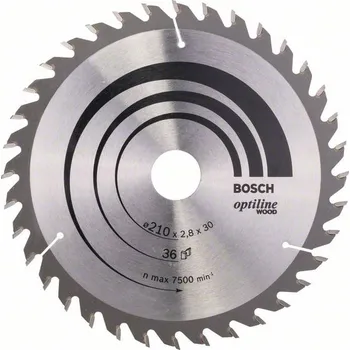 Pilový kotouč Bosch Pilový kotouč Optiline Wood 230 x 30 x 2,8 mm, 24 2608640627