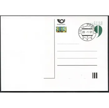 Poštovní známka Česká pošta (2001) CDV 64 O - Devítka - razítko