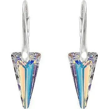 Náušnice Lafira stříbrné náušnice žluté Spike 949