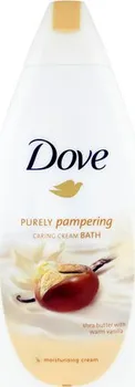 Koupelová pěna Dove Purely Pampering krémová pěna do koupele s bambuckým máslem a vanilkou 500 ml