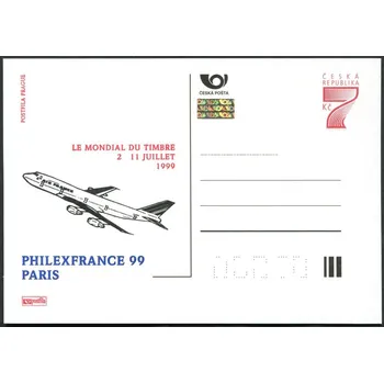Poštovní známka Česká pošta (1999) CDV 41 ** - P 46 - Philexfrance 99 - Paříž