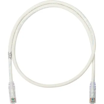Síťový kabel NK6PC1MY Propojovací kabel RJ45/RJ45, U/UTP, kat. 6, 1m, šedobílý, NetKey