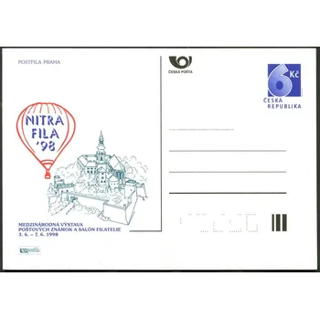 Poštovní známka Česká pošta (1998) CDV 32 ** - P 33 - Nitrafila 98 - mezinárodní výstava poštovních známek