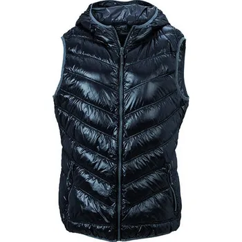 Pánská vesta James & Nicholson JN1061 černá/šedá