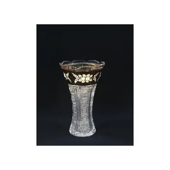 Váza Tom Crystal Bohemia Váza křišťálová broušená 80021/57011/255 25cm.