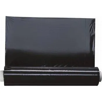 Fólie balicí 50cm 23mic 2,1kg černá strečová průtažná fixačn