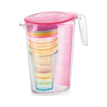TESCOMA myDRINK džbán 2,5 l + 4 poháry s víčkem