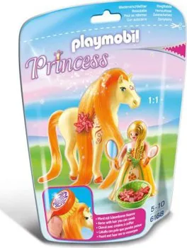 Stavebnice Playmobil Playmobil 6168 Princezna Sunny s koněm
