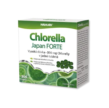 Přírodní produkt Walmark Chlorella Japan Forte 500mg, 300 tablet