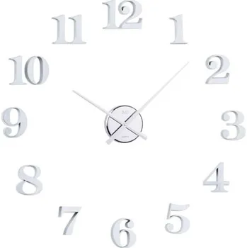 Hodiny Stříbrné nalepovací samolepicí hodiny JVD HB13.1 POŠTOVNÉ ZDARMA!! (POŠTOVNÉ ZDARMA!!)