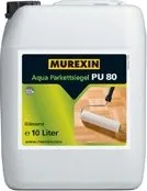 Lak na dřevo Murexin Aqua PU 80 polomat 10 l 