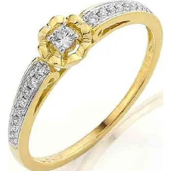 Prsten Luxusní zásnubní diamantový prsten s brilianty 3810846 POŠTOVNÉ ZDARMA! (3810846-5-57-99)