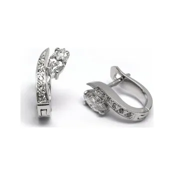 Prsten Luxusní diamantové náušnice se vzácnými diamanty 585/2,96 gr J-20719-12 POŠTOVNÉ ZDARMA! (J-20719-12)