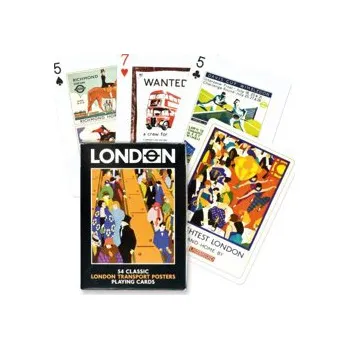 Pokerová karta Piatnik Poker Londýnské plakáty