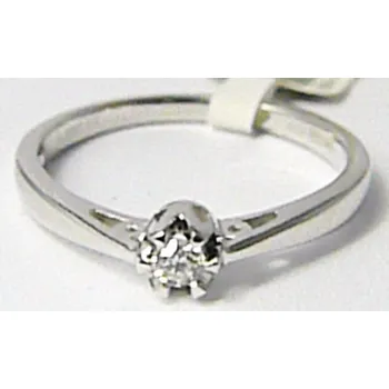 Prsten Klenoty Budín Zásnubní diamantový prsten z bílého zlata 0,07ct vel.libovolná 3861313 (Klenoty Budín Zásnubní diamantový prsten z bílého zlata 0,07ct vel.libovolná 3861313)
