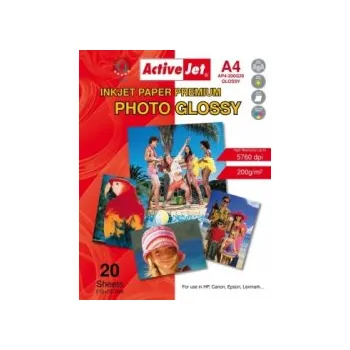 Počítač Fotopapír ActiveJet 260g/m2 A6/200 listů