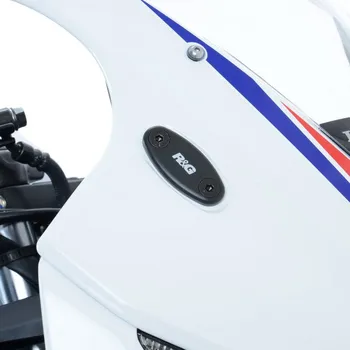 Zrcátko pro motocykl R&G Racing Záslepky otvorů pro zrcátka, Honda CBR1000RR '04-'07 / CBR900 '00-'03 / CBR600RR '03-'08 / CBR600RR '13- / CBR500R / ZX10 '04-'07