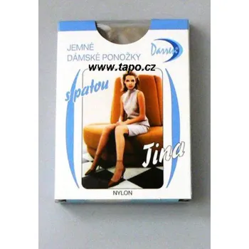 Dámské ponožky Ponožky Tina s patou 1pár, velikost 25, černá