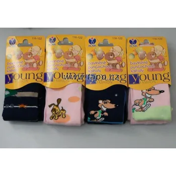 Punčochové kalhoty dětské vel. 3, velikost 140-146, mix chlapecké