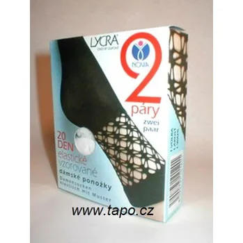 Dámské ponožky A12 Beauty, velikost 25-27, bílá