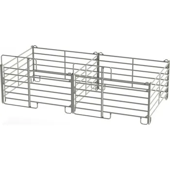 Ohradník Mobilní box pro koně z ohradních panelů 6 x 3 m