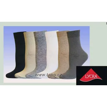 Dámské ponožky Ponožky dámské Lycra, velikost 23-25/35-38, béžová