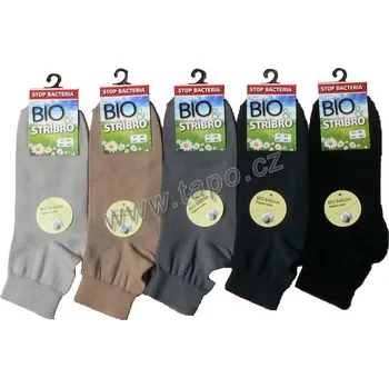 Pánské ponožky Ponožky BIO + SŘÍBRO snížené P, velikost 31-32, mix