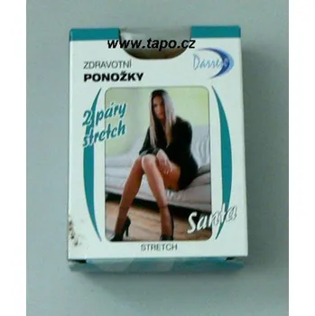 Dámské ponožky SANTA Jemné STRETCH ponožky, velikost 25-27, černá