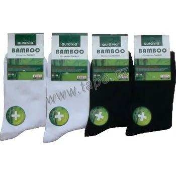 Dámské ponožky Ponožky BAMBOO via, velikost 23-25/35-38, černá