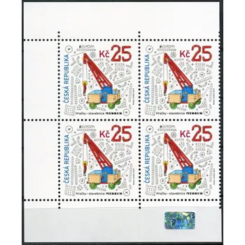Poštovní známka Česká pošta (2015) č. 848 ** - Česká republika - 4-bl - EUROPA - Hračky - stavebnice Merkur