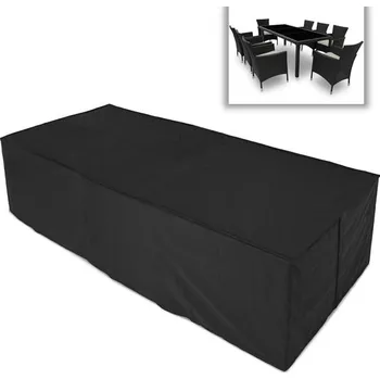 Zahradní sestava Plachta na zakrytí polyratanového nábytku 17 dílů