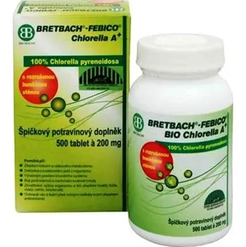 Přírodní produkt Chlorella A+ Bio Bretbach-Febico tbl.500