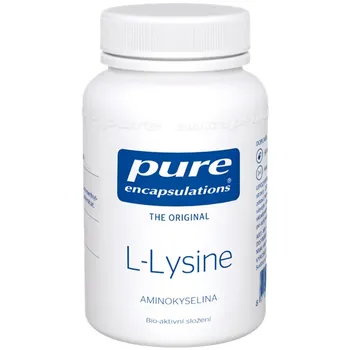 Přírodní produkt Pure Encapsulations L-lysine HCl 90 cps.