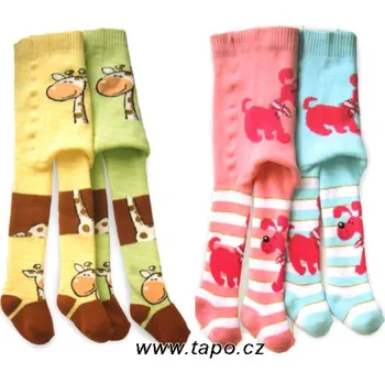 Punčochové kalhoty dětské ZOO, velikost 68-74, mix chlapecké