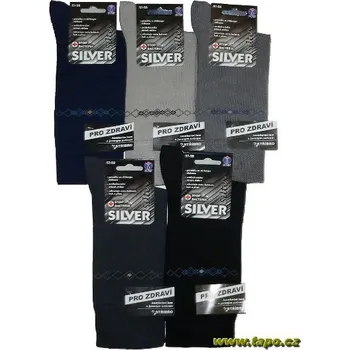 Pánské ponožky Ponožky COMFORT se stříbrem, velikost 29-30, mix